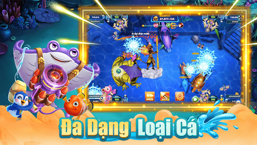 Bắn Cá Thần Tài Đa dạng các tính năng